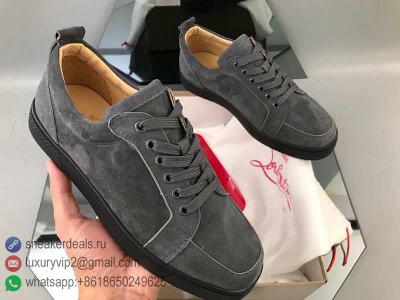 CHRISTIAN LOUBOUTIN UNISEX SNEAKERS GREY SUEDE D8010260